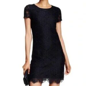 Laundry by Shelli Segal Black Lace Cocktail Dress Size 2